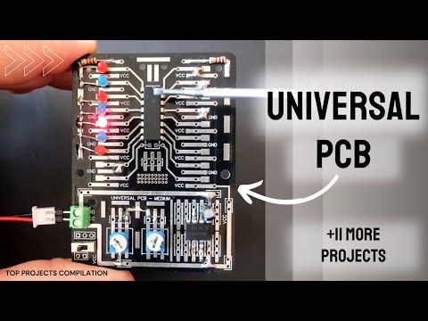 Prototype "Multiple Circuits" on this PCB!!! (+9 PCB Projects)