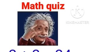 Math quiz 17/12/2025 