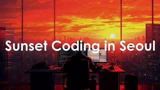 Sunset Coding in Seoul [chill ambient and vaporwave mix]