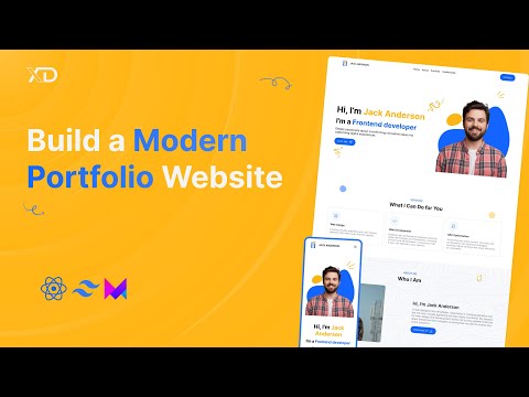 Responsive Portfolio Website using React JS, Tailwind CSS & Framer Motion