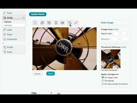 Using the Image Editor to rotate or flip