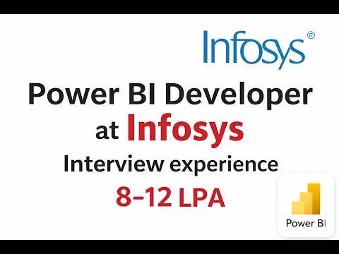 Power BI Developer Interview Experience | Infosys | Real SQL & Power BI Questions (3–5 Years Exp)