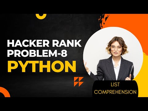 HackerRank Problem No.8 | List Comprehensions | Python | Code Blasters |
