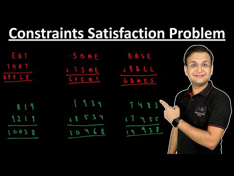 2.6 Constraints Satisfaction Problem in Artificial Intelligence with Simple Example CryptArithmetic