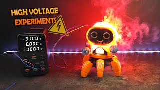 ⚠️Watching Toys Explode: Unbelievable High Voltage Reactions ⚠️