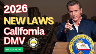 NEW California DMV Laws 2026 | Major Driving Rule Changes You Must Know