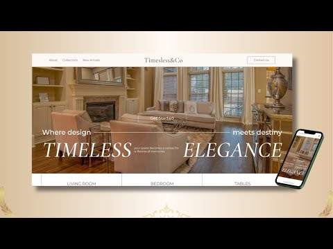 Responsive Furniture Website Using HTML CSS & JavaScript