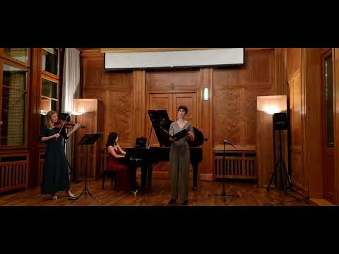 Piano Violine Singer Trio Concert II Avalugo Klassik Portal Schweiz Book 50 Top Swiss Musicians