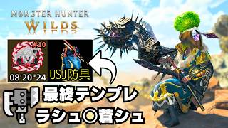 【最終環境】USJ装備で更に強化されたスラアク自由テンプレを紹介【モンハンワイルズ/MHWilds/汎用装備】