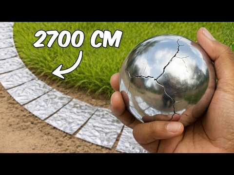I Spent 48 Hours Making a Silver Foil Ball