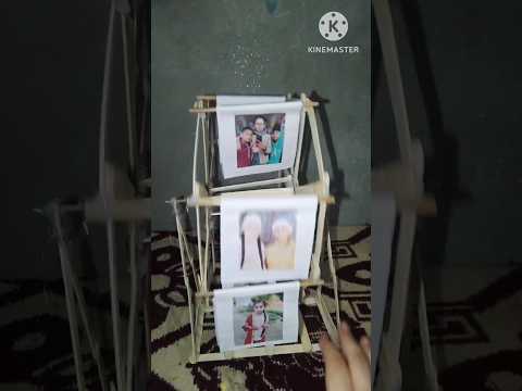 DIY Ferris wheel photo frame||#youtubeshorts photo frame 🖼️