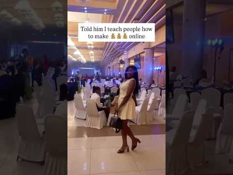 Told him I teach people how to make 💰💰💰online and he said