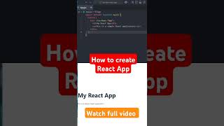 How to install React and vite in minutes #reactjsforbeginners #reactjs #reacttutorial