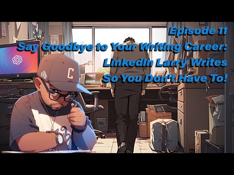 GPT With Me   Episode 11  Say Goodbye to Your Writing Career  LinkedIn Larry Writes So You Don't Hav