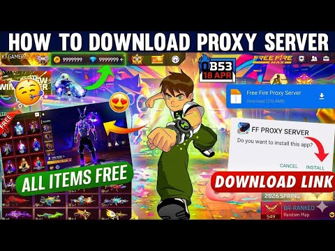 FF Proxy Server: Get All Items Free 😍 (OB53 New Update)