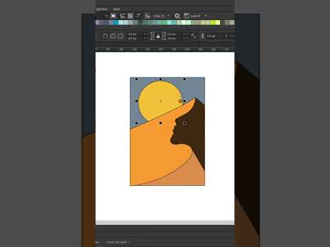 Desert Art - corel draw art - corel draw tutorial Full Video Also Available