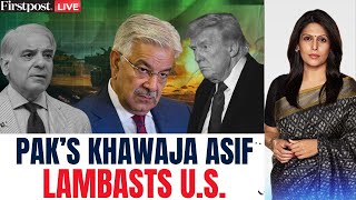 Khawaja Asif vs US LIVE| "US Fuels Wars for Money": Pakistan Defence Minister Slams US |Palki Sharma