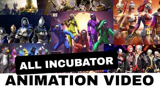 All Incubator Animation in Free fire | All Incubator Bundles and Trailers in  Free fire