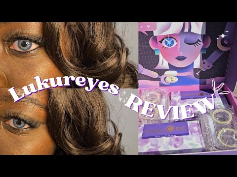 Les MEILLEURES lentilles de contact colorées LUKUREYES Revue