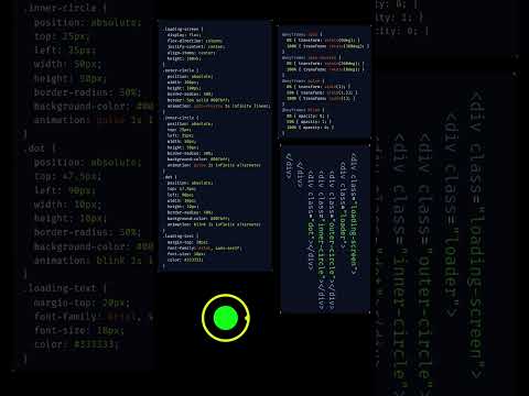 Unique Loading Animation #shorts #short #code