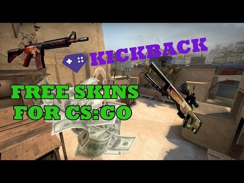 Earn free CSGO skins [Kickback]