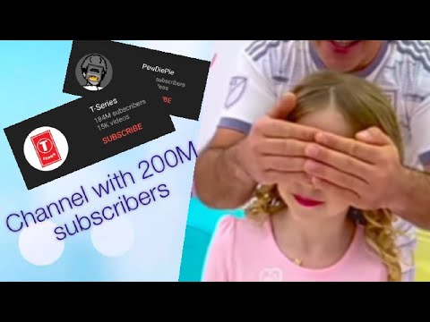 Is there any channel with 200M subscribers? #Tseries #amazing