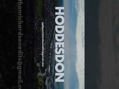 HODDESDON, Hertfordshire - 4K Drone Footage - 2023
