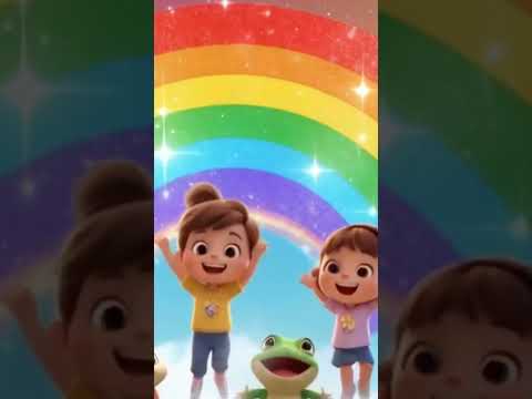 Rainbow Colors 🌈🎶 #kidsvideo #shorts #foryou #viralvideo #nurseryrhymes #forkidsvideo #forkids