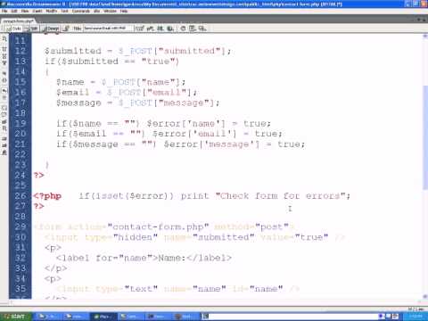 Contact Forms (Part 1)
