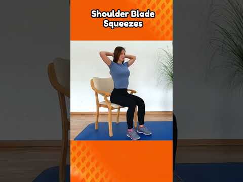 Simple Shoulder Blade Squeezes To Improve Posture In Seniors