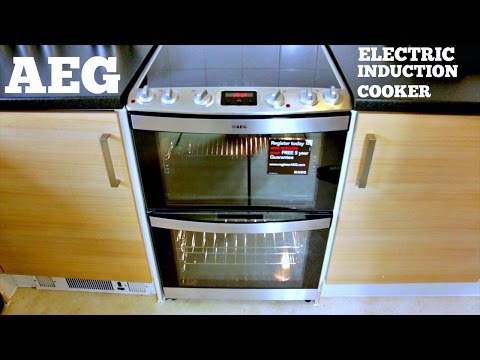 AEG 41102IU-MN Electric Cooker with Induction Hob - Stainless Steel