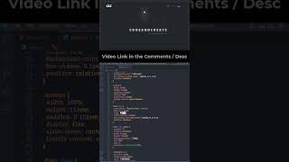How to Create a Landing Page with HTML and CSS #shorts
