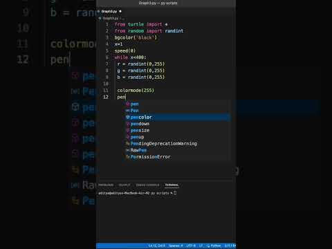 Python Programming : How to Draw a beautiful pattern #python #pythonprogramming #codinglife #chatgpt