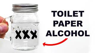 Making toilet paper moonshine