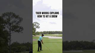 Tiger Woods teaches you how to hit a draw. 👀