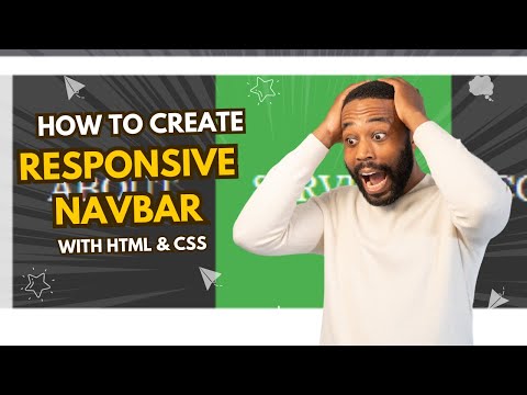 How to create a Responsive Navbar | HTML & CSS Tutorial