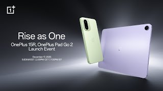 OnePlus 15R, OnePlus Pad Go 2 Launch Event and Anniversary Celebration | Rise as One