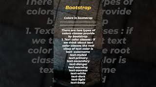 "Mastering Colors in Bootstrap: A Complete Guide to Beautiful, Responsive Web Design!"