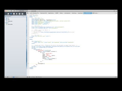 Twitter Bootstrap - Typeahead Plugin with Remote Source