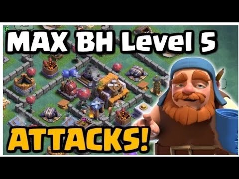 Builder base 5 max with 2 awesome base sratergy
