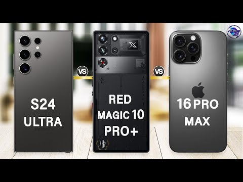 Best Gaming phones iPhone 16 Pro Max vs Samsung S24 Ultra vs Red Magic 10 Pro Plus Review!