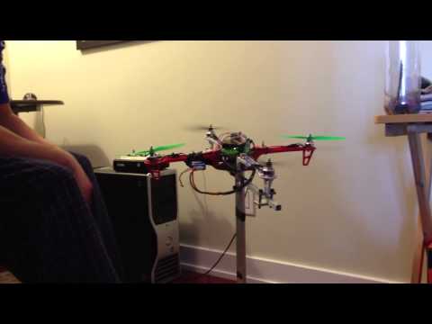 Arduino Quadcopter PID tuning on test stand
