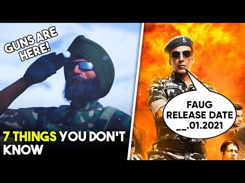 faug release date announced😱|faug anthem song 🤩 7 Things you don't know  about Fauji game|Guns||
