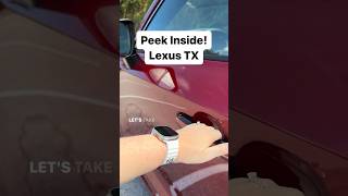 Peek Inside! Lexus TX