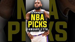 BEST Sleeper NBA Picks for today! 1/17/2025 | Sleeper Picks Promo Code