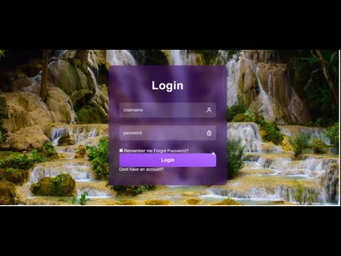 Create a Modern Login Form Using HTML & CSS | Step-by-Step Tutorial (2025)