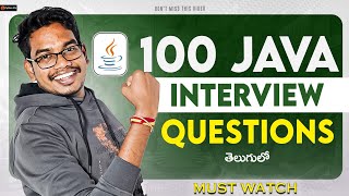 100 Java interview Questions | Java PythonLife