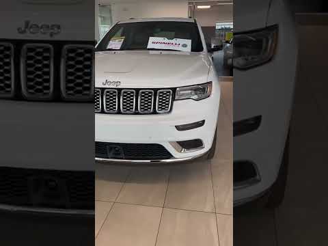 2021 JEEP GRAND CHEROKEE SUMMIT !! 3.6L White on brown classy !! 4X4