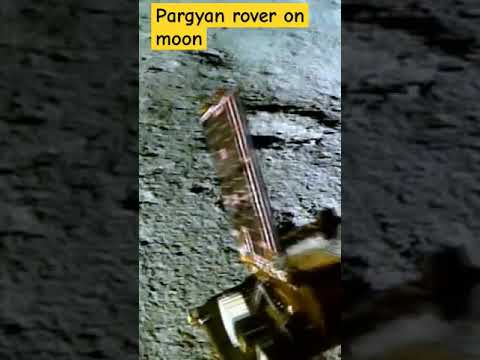 Pragyan rover walking on moon  | Chandrayaan-3 |ISRO |  #chandrayaan3 | #isro  | India on the moon