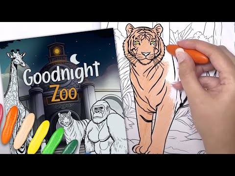 LIVE Goodnight Zoo Mindfulness Colouring in for Kids